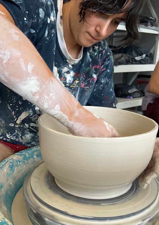 Do this to improve your pottery throwing skills