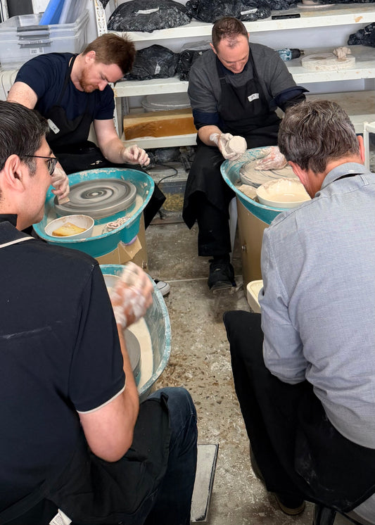 Wheel throwing class Silky Shapes Studio in Sydney