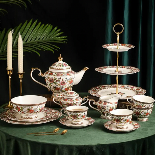 Victorian High Tea Pottery Decorating